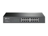 TP-Link TL-SG1016D commutateur réseau Non-géré L2 Gigabit Ethernet (10/100/1000) Noir