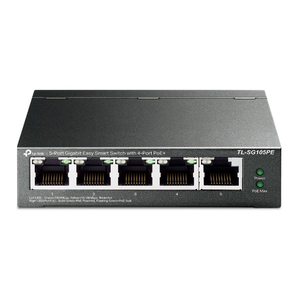 TP-Link TL-SG105PE commutateur réseau Géré L2 Gigabit Ethernet (10/100/1000)