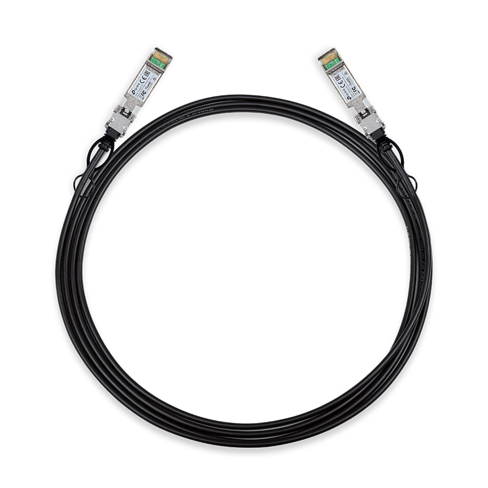 TP-Link TL-SM5220-3M InfiniBand/fibre optic cable SFP+ DAC Noir