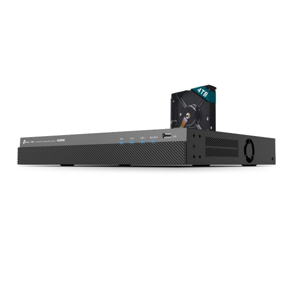 TP-Link VIGI VIGINVR2016H-16MP4TB Noir