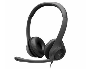 Casque stéréo Logitech H390 ‑ USB avec micro antibruit confort rembourré