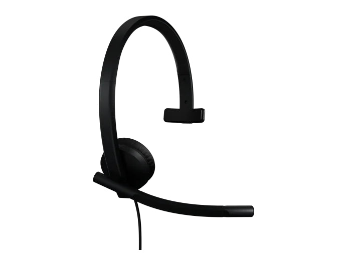 Micro‑casque Logitech H570e ‑ USB‑C mono certifié MS Teams avec antibruit