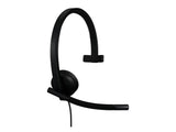 Micro‑casque Logitech H570e ‑ USB‑C mono certifié MS Teams avec antibruit
