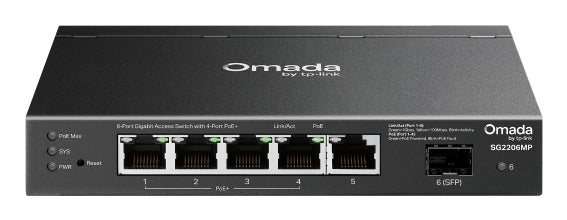 TP-Link Omada SG2206MP commutateur réseau L2 Gigabit Ethernet (10/100/1000)