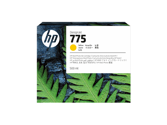 HP 775 Cartouche d'encre jaune - 500 ml
