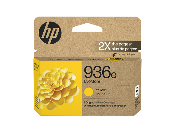 HP 936e Cartouche d’encre authentique Jaune EvoMore