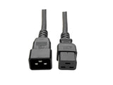 Câble d'alimentation Tripp Lite ‑ C19 vers C20, robuste, 20A, 12 AWG, 10 pi