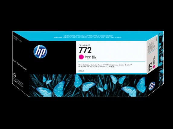 HP 772 cartouche d'encre DesignJet magenta, 300 ml