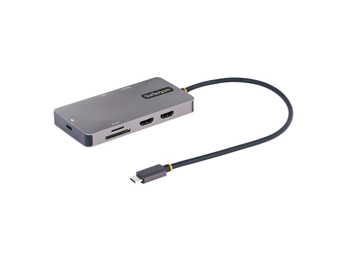 Adaptateur multiport USB-C StarTech ‑ double HDMI 4K, Power Delivery