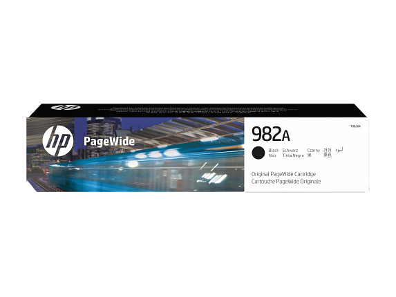HP Cartouche d’encre noir PageWide 982A authentique