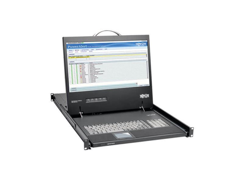 Console rack Tripp Lite ‑ 1U, LCD 19 po, DVI/VGA, TAA