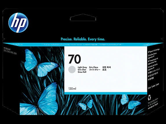 HP 70 cartouche d'encre DesignJet gris clair, 130 ml