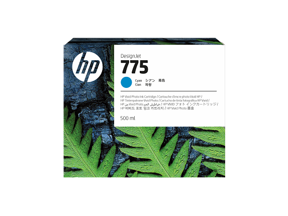 HP 775 Cartouche d'encre cyan - 500 ml