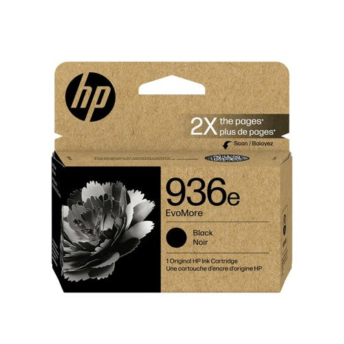 HP 936e Cartouche d’encre authentique Noir EvoMore