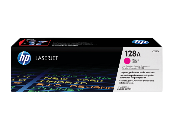 HP 128A toner LaserJet magenta authentique