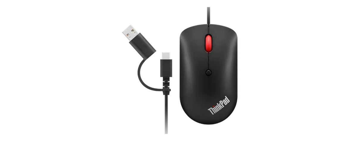 Souris Lenovo compacte USB-C filaire