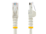 StarTech Network Cable - Cat6, 6 ft, White, PoE 100W