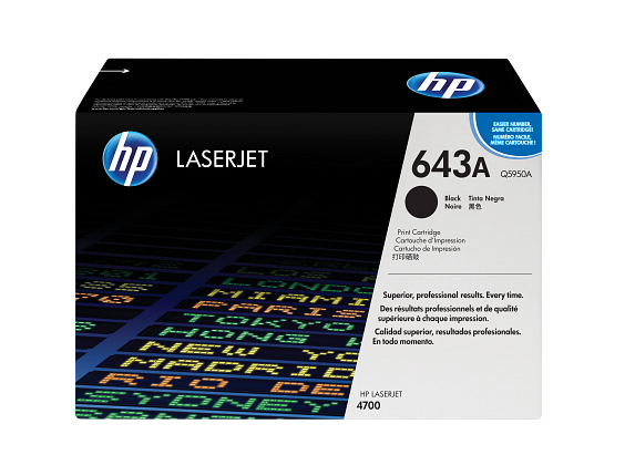 HP 643A toner LaserJet noir authentique