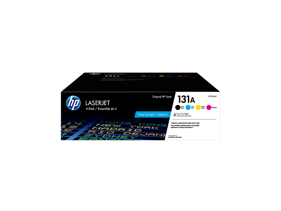 HP 131A Pack de 4 cartouches de toner noir grande capacité LaserJet authentiques