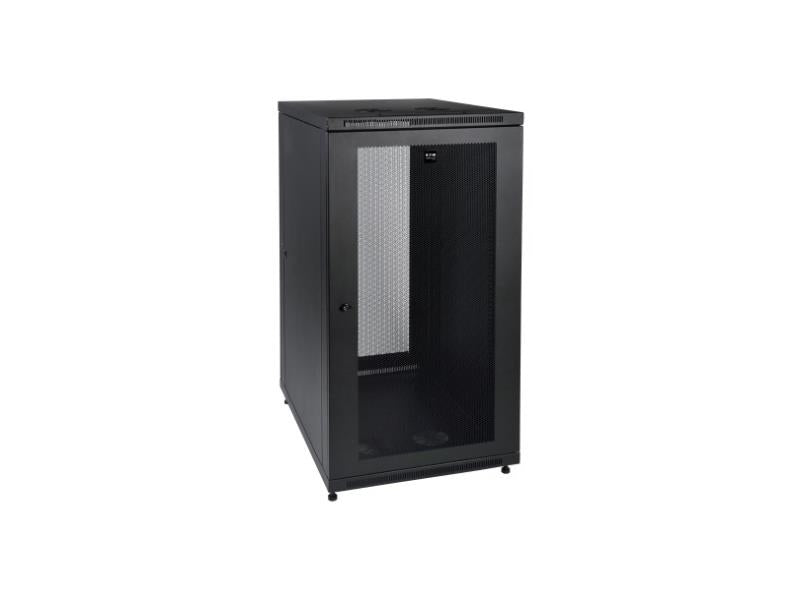 Baie rack Tripp Lite ‑ 24U, mi-hauteur, profondeur moyenne, noir