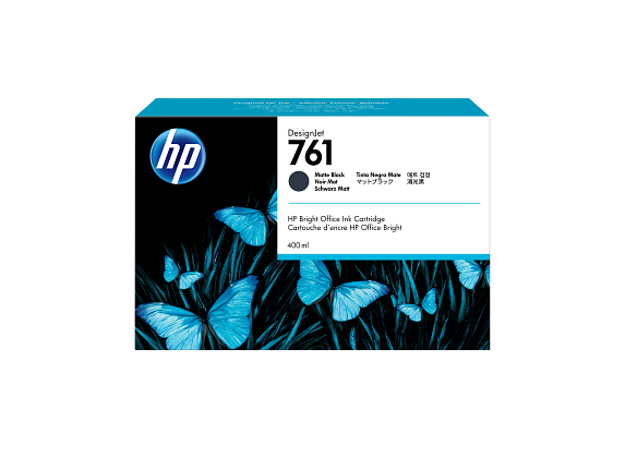 HP 761 cartouche d'encre DesignJet noir mat, 400 ml