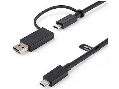 Câble USB-C StarTech ‑ 10 Gbit/s, 100W PD, 1 m, avec adaptateur USB-A