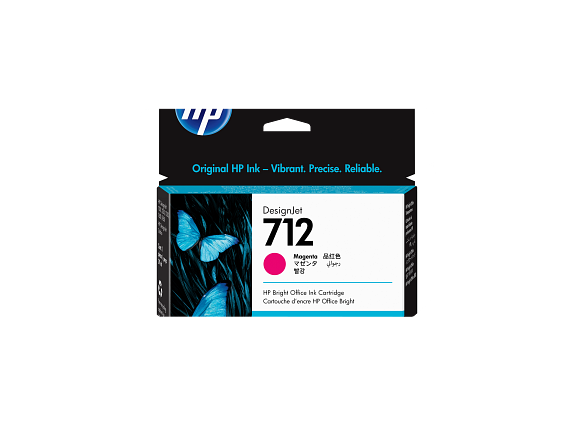 HP Cartouche d'encre DesignJet 712, magenta, 29 ml
