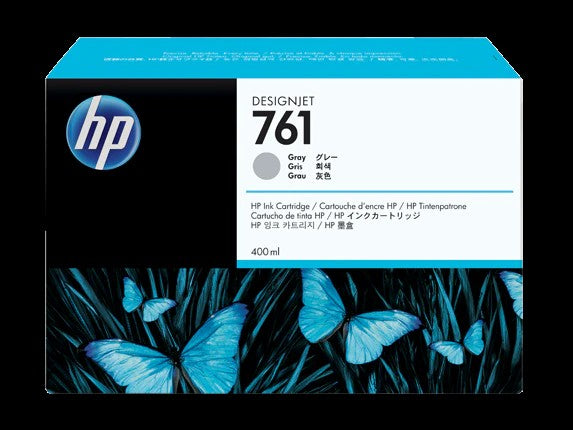 HP 761 cartouche d'encre DesignJet grise, 400 ml