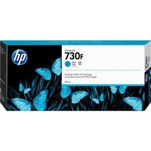 HP 730F Cartouche d'encre DesignJet, cyan, 300 ml