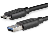 StarTech USB Cable - USB 3.0 A to Micro B, 2m