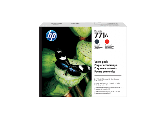 HP 771A cartouche d'encre DesignJet rouge chromatique, 775 ml