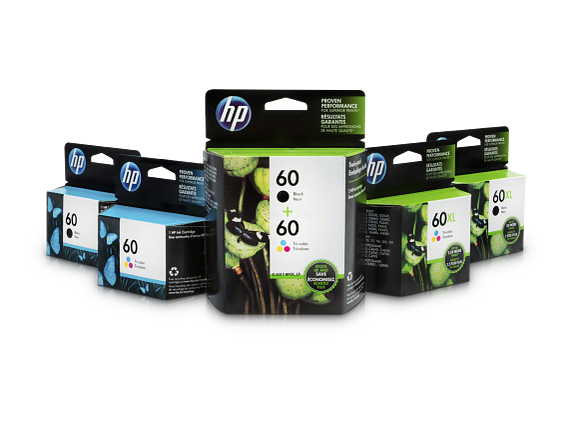 HP 60 cartouche d'encre trois couleurs authentique