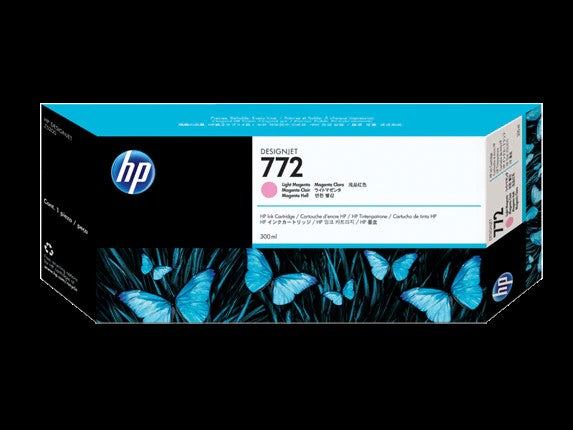 HP 772 cartouche d'encre DesignJet magenta clair, 300 ml