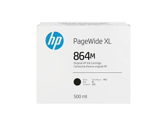 HP Cartouche d'encre 864M PageWide XL, noir, 500 ml