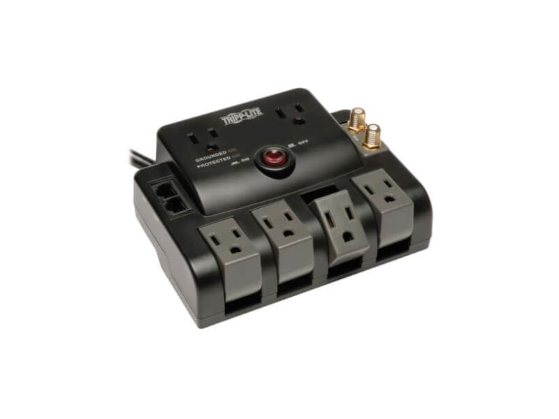 Parasurtenseur Tripp Lite ‑ 6 prises, 6 pi, protection réseau, noir