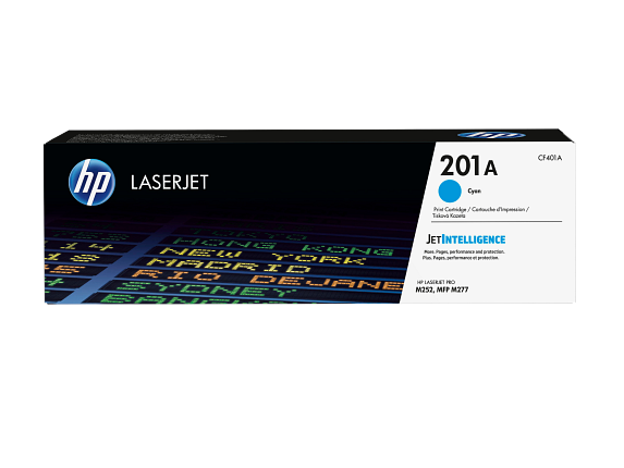 HP 201A toner LaserJet Cyan authentique