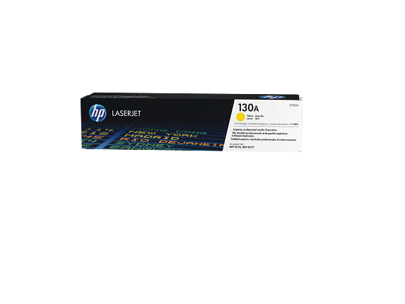 HP Cartouche de toner jaune d'origine LaserJet 130A