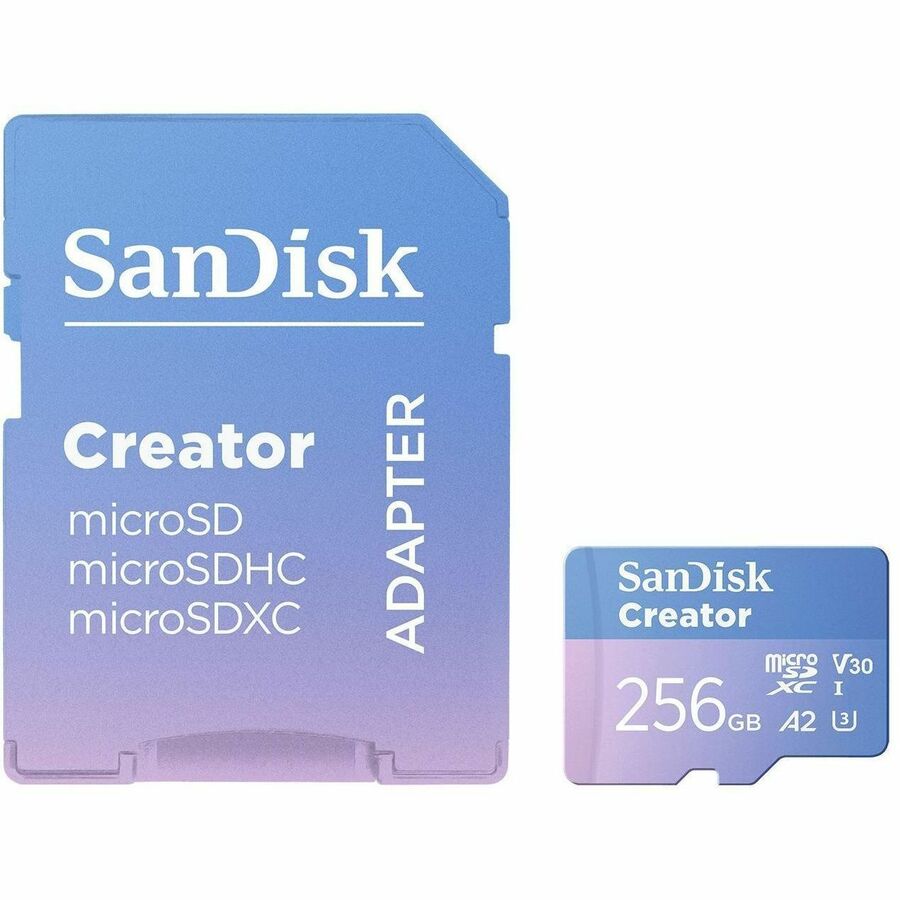 SanDisk Extreme microSDXC Card - 256GB UHS-I U3 V30 190MB/s