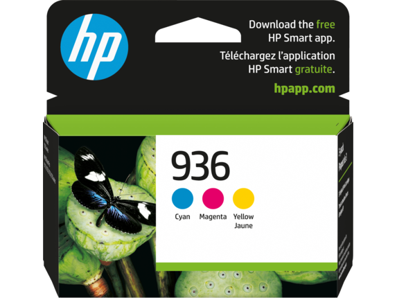 HP 936 Pack de 3 cartouches d’encre authentiques CMJ