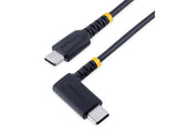 StarTech USB-C Cable - Angled, 60W PD Charge, 15 cm (6 in.)