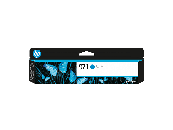 HP 971 cartouche d'encre cyan authentique