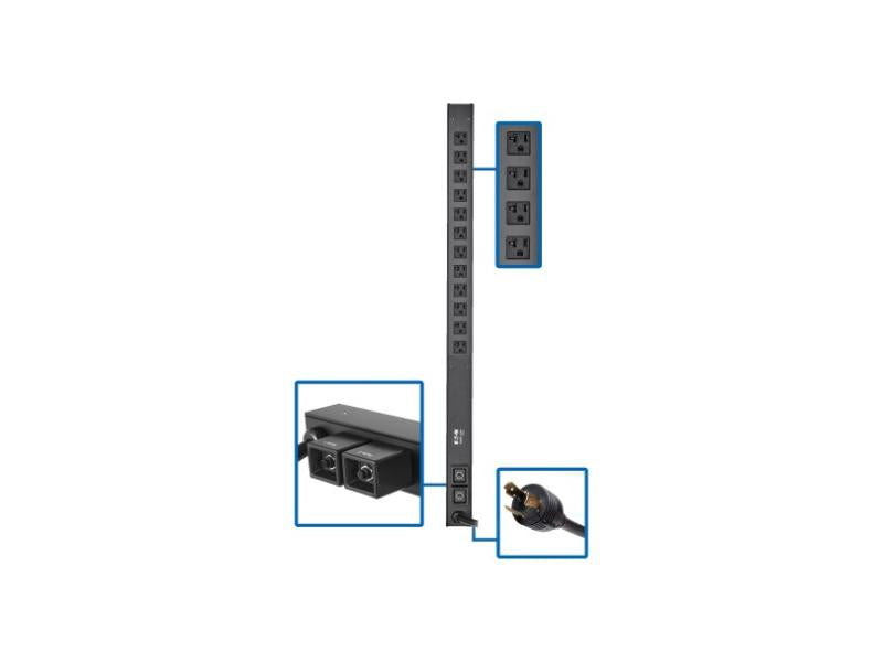 Tripp Lite Basic PDU - 12 Outlets, L5-30P, 10 ft, 0U, 36 in.