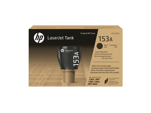 HP Kit de recharge de toner 153A authentique LaserJet Tank, noir