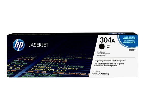 HP 304A toner LaserJet noir authentique