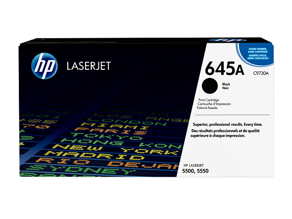 HP 645A toner LaserJet noir authentique