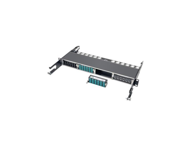 Tripp Lite Fiber Cassette - 10 Gbps, 12x LC Duplex, High-Density