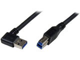 StarTech USB 3.0 A to B Right-Angle Cable, 1m