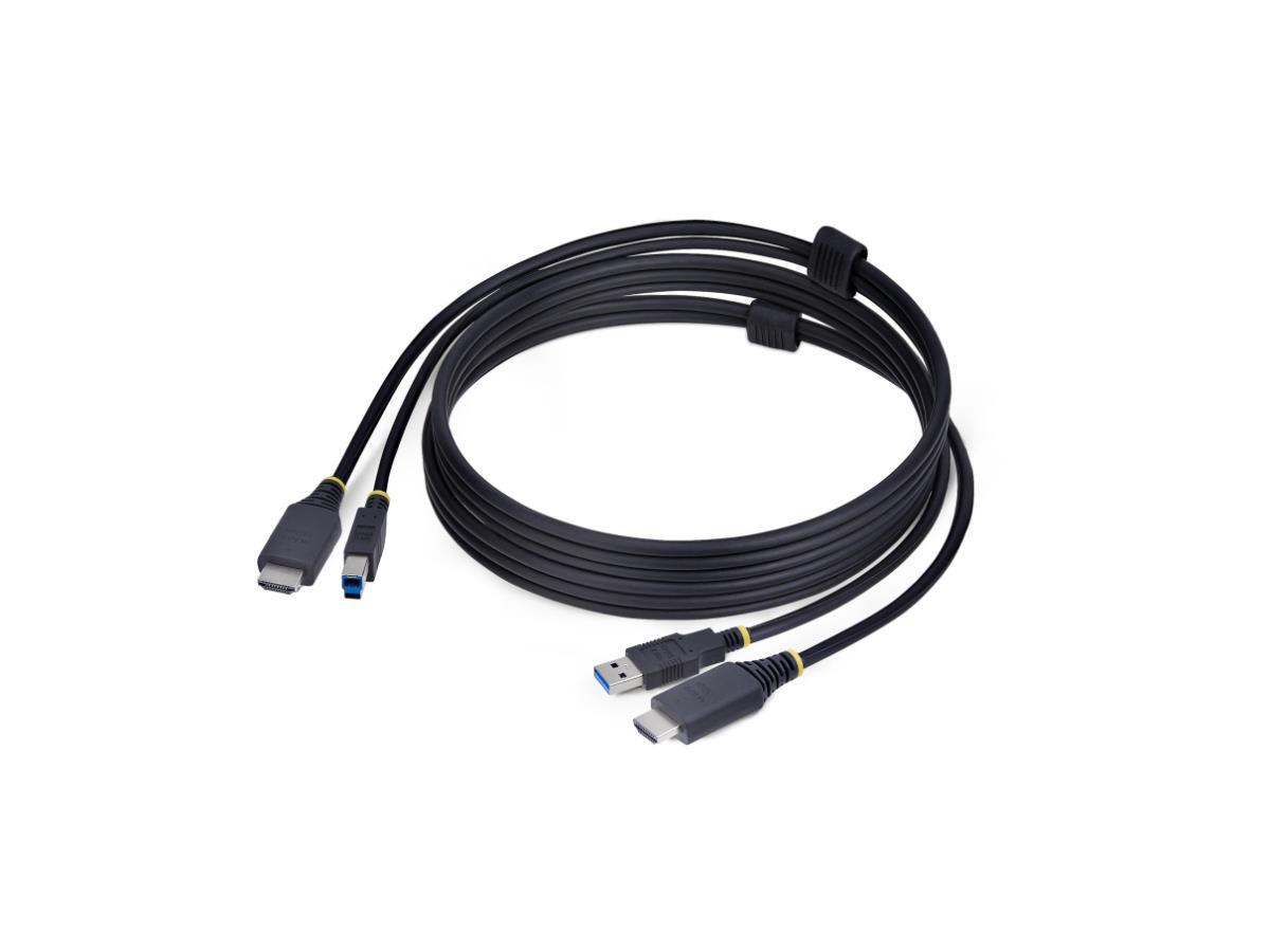 StarTech KVM Cable - HDMI 4K 60Hz + USB 5Gbps, 6 ft