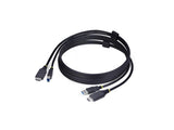 Câble KVM StarTech ‑ HDMI 4K 60 Hz + USB 5 Gbit/s, 6 pi