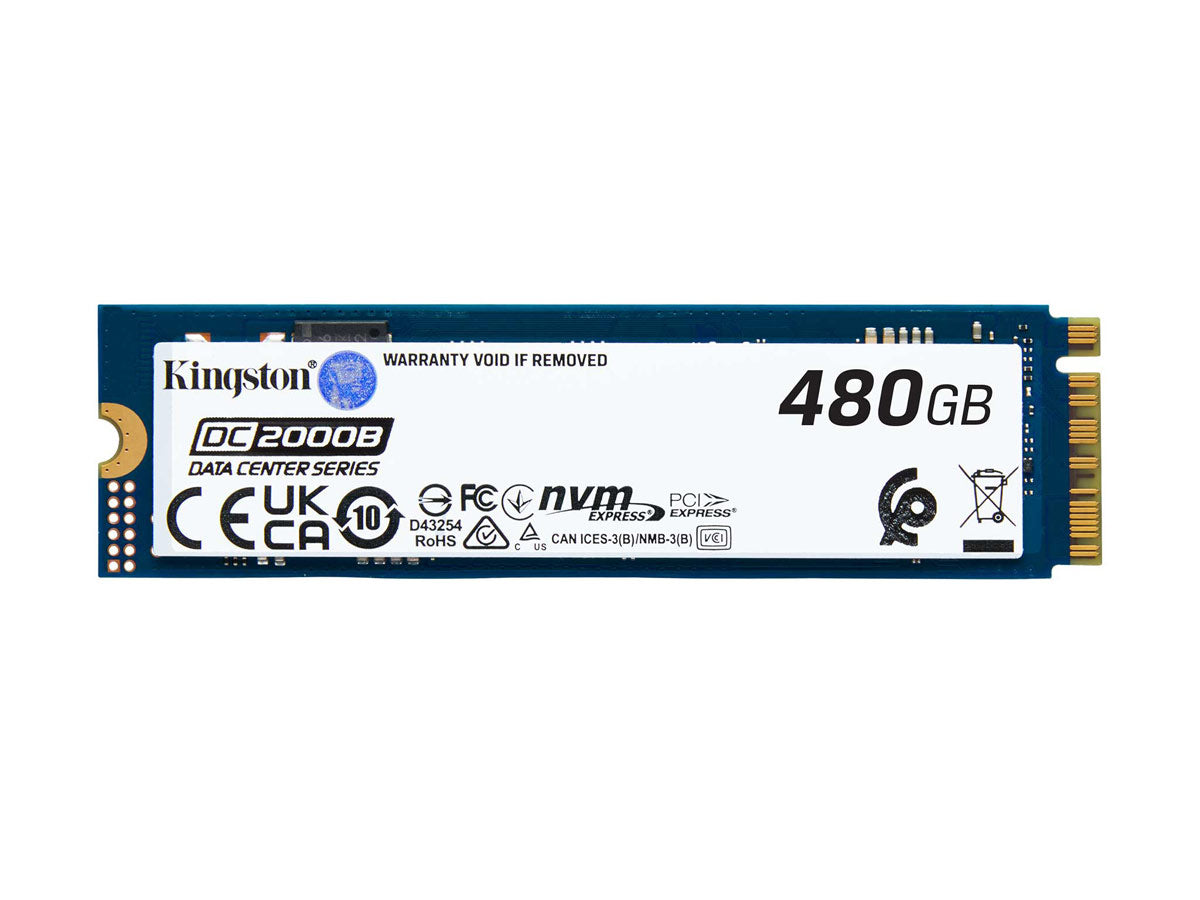 Kingston DC2000B SSD - 480GB NVMe M.2 2280 PCIe 4.0, Enterprise